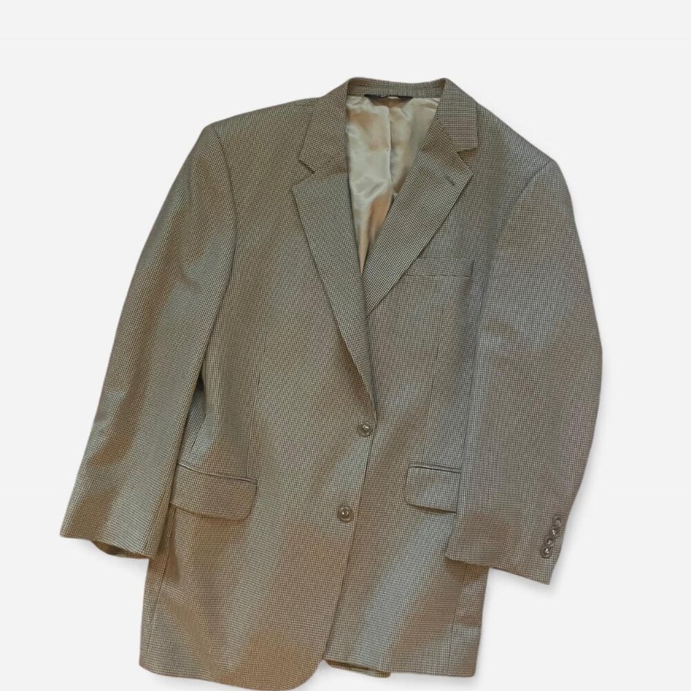 Vintage Tan and cream Men’s Jos A Bank blazer